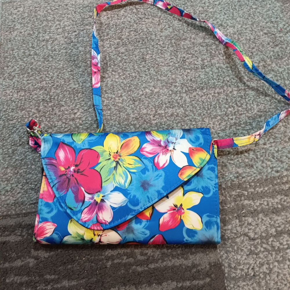 Vibrant Floral Crossbody Bag